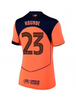 Zenske Futbalové oblečenie Barcelona Jules Kounde #23 2025-26 Krátky Rukáv - Tretina